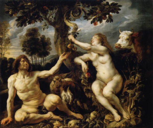 The Fall of Man by Jacob Jordaens, hand-painted oil painting reproduction