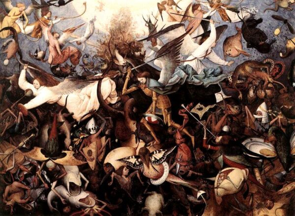 The Fall of the Rebel Angels by Pieter Brueghel the Elder, hand-painted oil painting reproduction