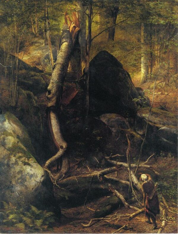 The Fallen Landmark by William Holbrook Beard, hand-painted oil painting reproduction