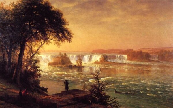 The Falls of St. Anthony by Albert Bierstadt, hand-painted oil painting reproduction