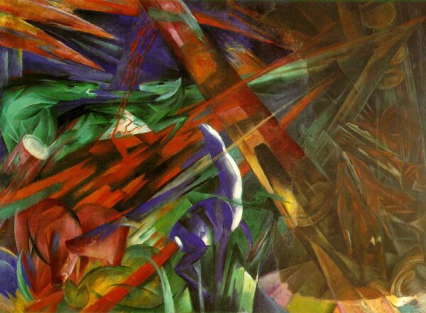 The Fate of the Animals by Franz Marc, hand-painted oil painting reproduction