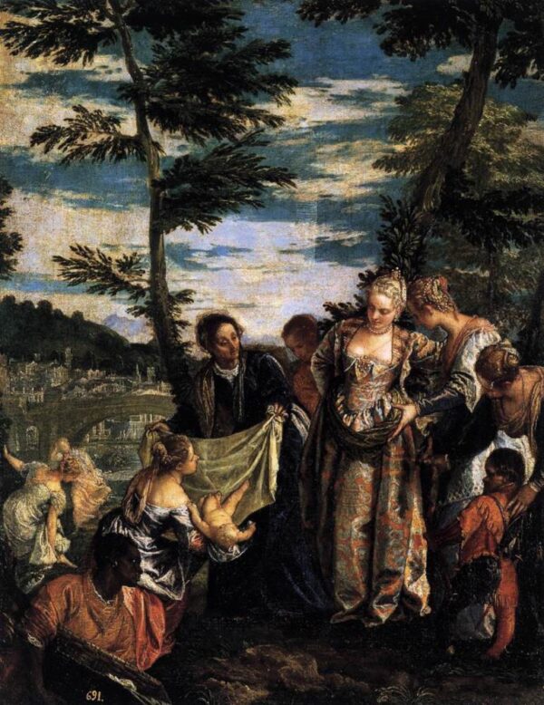 The Finding of Moses by Paolo Veronese, hand-painted oil painting reproduction