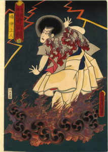 The Fire God by Utagawa Kunisada, hand-painted oil painting reproduction