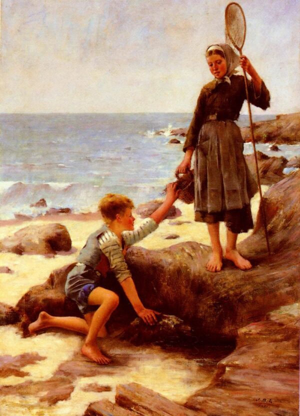 The Fisherman’s Children by Jules Bastien-Lepage, hand-painted oil painting reproduction