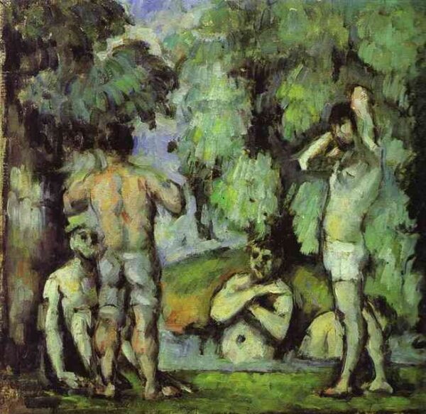 The Five Bathers by Paul Cézanne, hand-painted oil painting reproduction