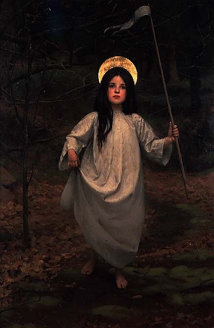 The Flag by Thomas Cooper Gotch, hand-painted oil reproduction