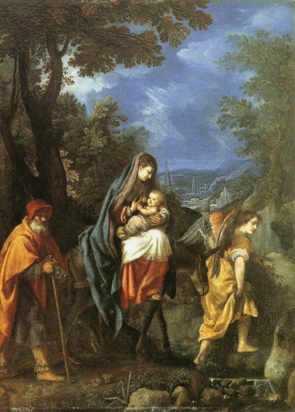 The Flight into Egypt by Lodovico Cigoli, hand-painted oil painting reproduction