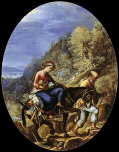 The Flight into Egypt by Adam Elsheimer, hand-painted oil painting reproduction
