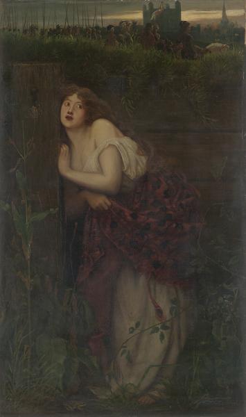 The Flight of Jane Shore by Valentine Cameron Prinsep, hand-painted oil reproduction