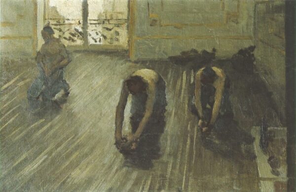The Floor Scrapers (Study) by Gustave Caillebotte, hand-painted oil reproduction
