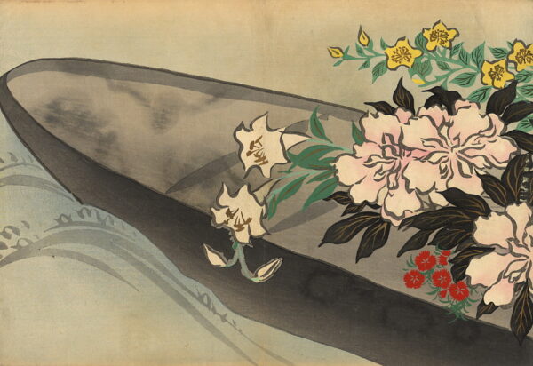 The Flower Boat by Kamisaka Sekka, hand-painted oil painting reproduction