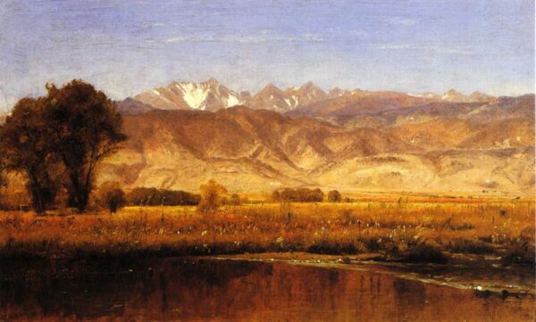 The Foothills by Thomas Worthington Whittredge, hand-painted oil painting reproduction