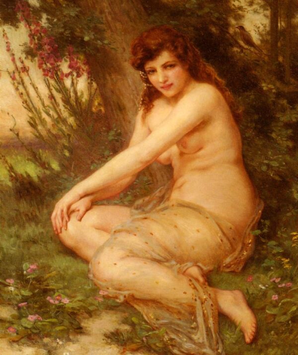 The Forest Nymph by Guillaume Seignac, hand-painted oil painting reproduction