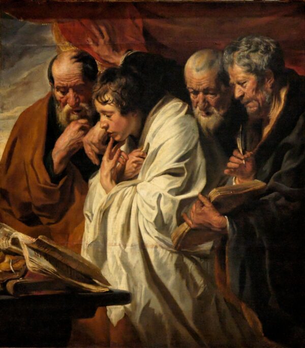 The Four Evangelists by Jacob Jordaens, hand-painted oil painting reproduction