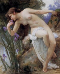 The Fragrant Iris by Guillaume Seignac, hand-painted oil painting reproduction