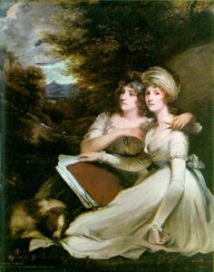 The Frankland Sisters by John Hoppner, hand-painted oil painting reproduction