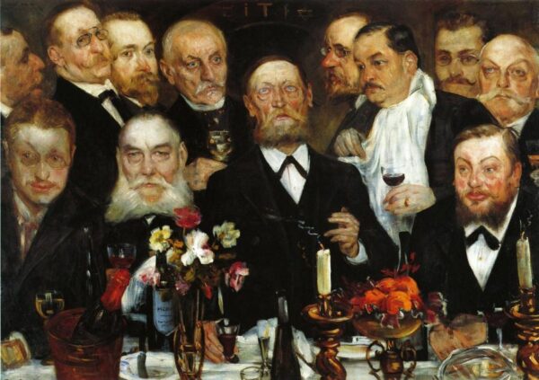 The Freemasons by Lovis Corinth, hand-painted oil painting reproduction