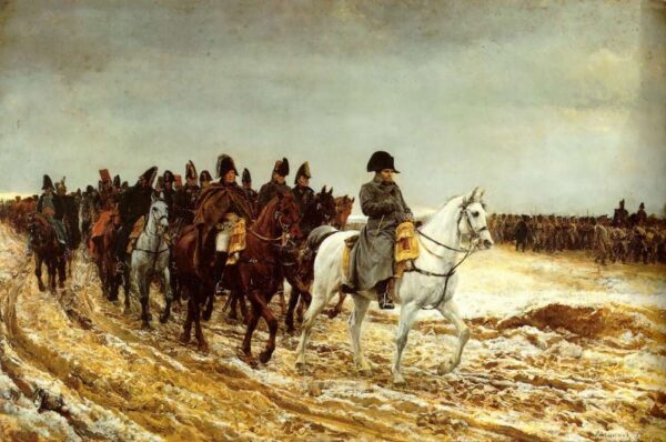The French Campaign by Jean-Louis Ernest Meissonier, hand-painted oil painting reproduction