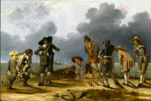 The Game of Skittles by Adam Willaerts, hand-painted oil painting reproduction