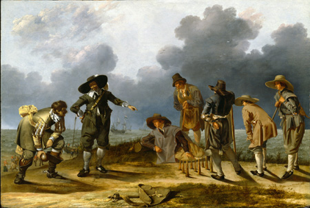 The Game of Skittles by Adam Willaerts, hand-painted oil reproduction