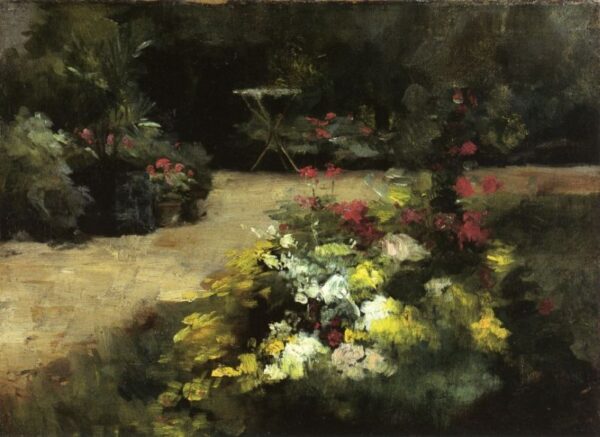 The Garden by Gustave Caillebotte, hand-painted oil painting reproduction