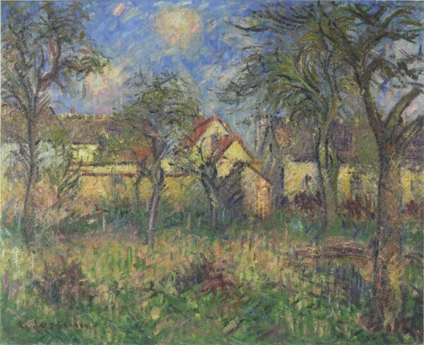 The Garden by Gustave Loiseau, hand-painted oil painting reproduction
