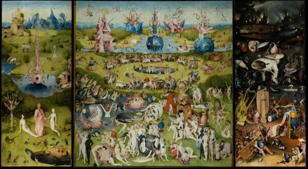 The Garden of Earthly Delights by Hieronymus Bosch, hand-painted oil painting reproduction