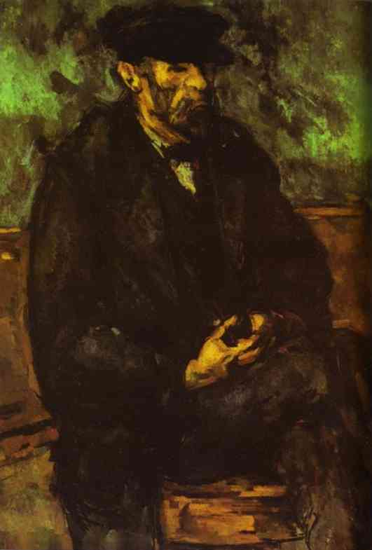 The Gardener Vallier by Paul Cézanne, hand-painted oil reproduction