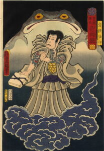 The Giant Toad by Utagawa Kunisada, hand-painted oil painting reproduction