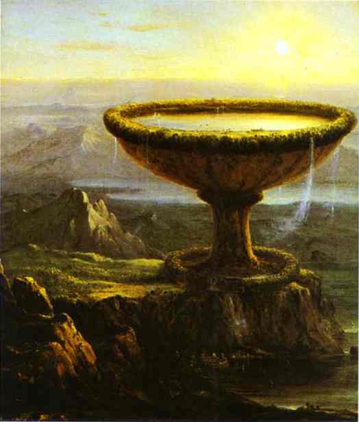 The Giant’s Chalice by Thomas Cole, hand-painted oil reproduction