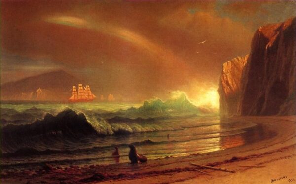 The Golden Gate by Albert Bierstadt, hand-painted oil painting reproduction