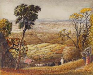 The Golden Valley by Samuel Palmer, hand-painted oil painting reproduction