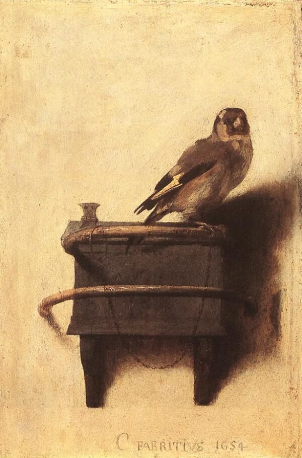 The Goldfinch by Carel Fabritius, hand-painted oil painting reproduction