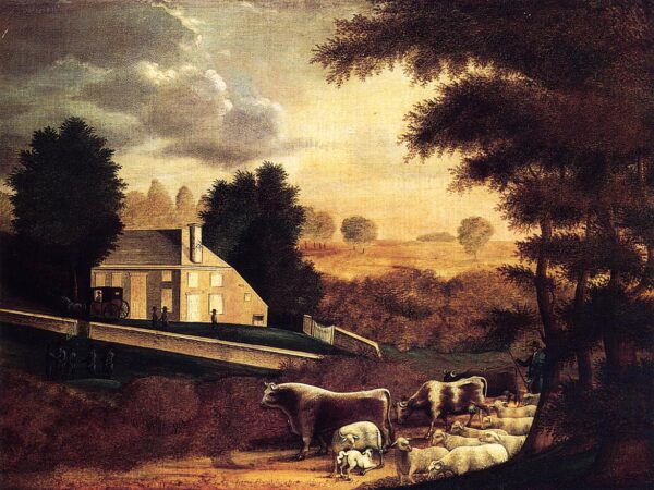 The Grave of William Penn by Edward Hicks, hand-painted oil painting reproduction