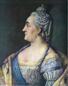 Portrait Of Catherine III The Great by Aleksey Antropov, hand-painted oil painting reproduction
