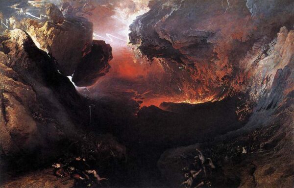 The Great Day of His Wrath by John Martin, hand-painted oil painting reproduction