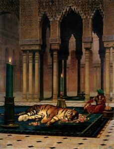 The Grief of the Pasha by Jean-Léon Gérôme, hand-painted oil painting reproduction