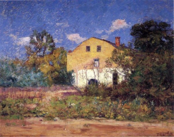 The Grist Mill by Theodore Clement Steele, hand-painted oil painting reproduction