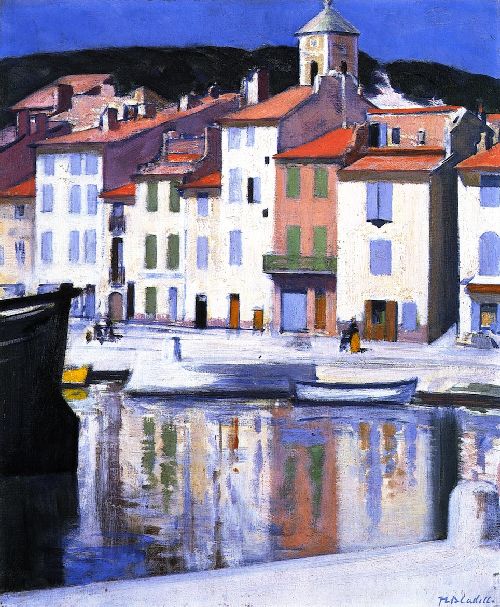 The Harbour Cassis by Francis Cadell, hand-painted oil reproduction