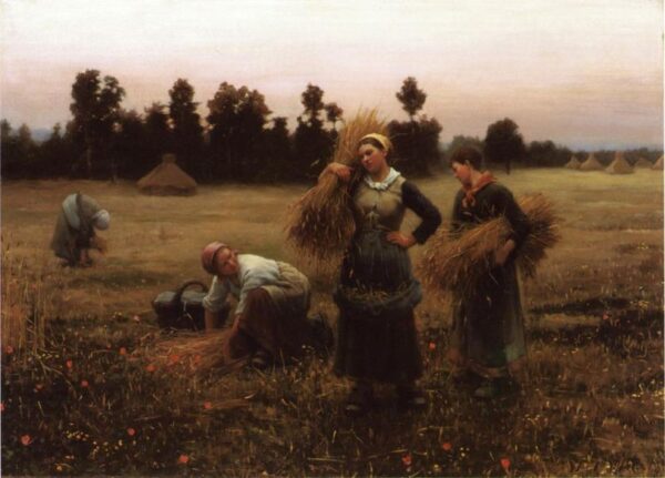 The Harvesters by Daniel Ridgway Knight, hand-painted oil painting reproduction