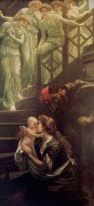 The Heavenly Stair by Arthur Hughes, hand-painted oil painting reproduction