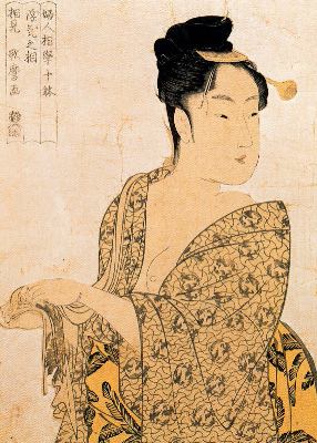 The Hedonist by Kitagawa Utamaro, hand-painted oil reproduction