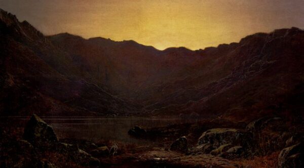 The Heron’s Haunt by John Atkinson Grimshaw, hand-painted oil painting reproduction