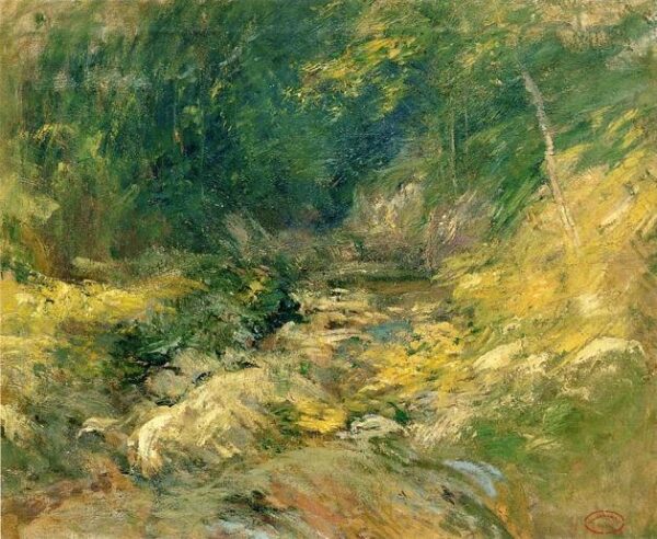 The Hidden Pool by John Henry Twachtman, hand-painted oil painting reproduction