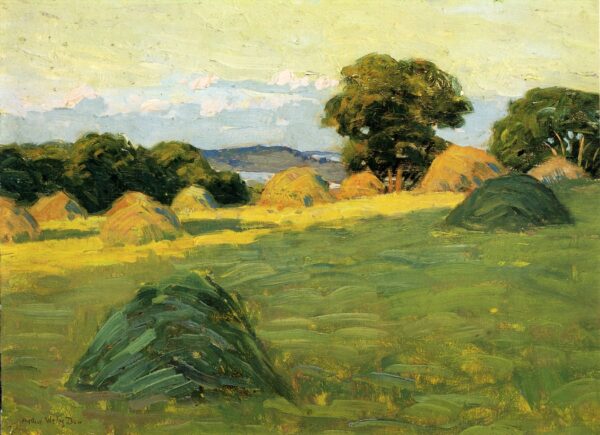 The Hill Field 1908 1910 by Arthur Wesley Dow, hand-painted oil reproduction
