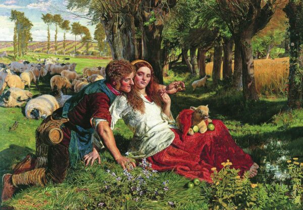 The Hireling Shepherd by William Holman Hunt, hand-painted oil painting reproduction