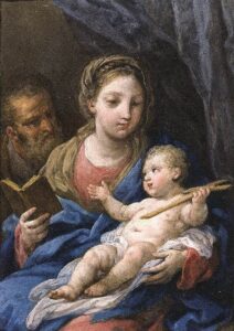 The Holy Family by Sebastiano Conca, hand-painted oil painting reproduction