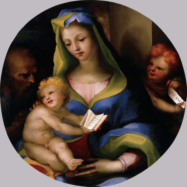 The Holy Family with Young Saint John by Domenico Beccafumi, hand-painted oil painting reproduction