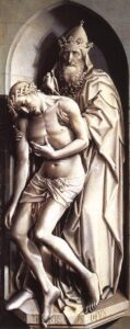 The Holy Trinity by Robert Campin, hand-painted oil painting reproduction