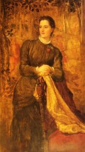 The Honourable Mary Baring by George Frederic Watts, hand-painted oil painting reproduction